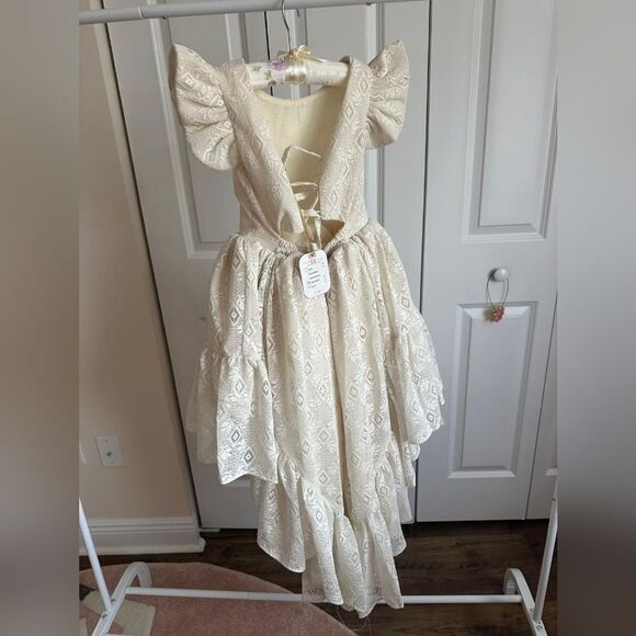 NWT Dollcake Beach Babes High-Low Girls  Dress  Size 8 - Picture 5 of 7